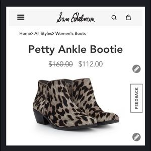 Sam Edelman Shoes - Sam Edelman NEW Petty Bootie. Sam Edelman Shoes - Sam Edelman NEW Petty Bootie.